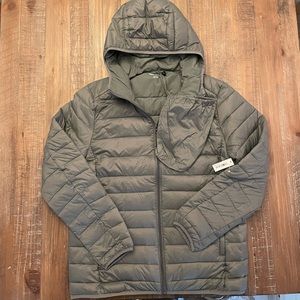 Amazon down alternative quilted jacket - Size medium - grey